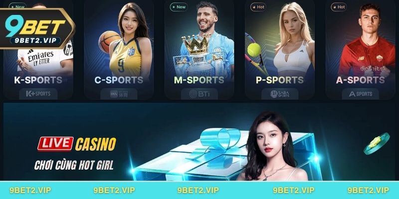 Ưu điểm khi tham gia cá cược tại Casino 9BET