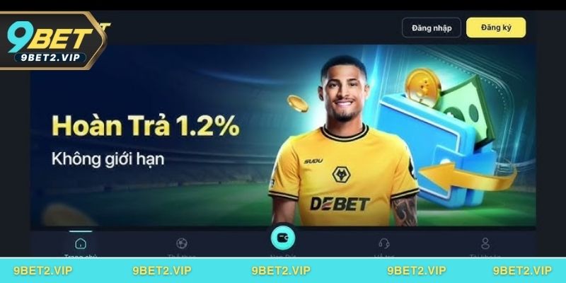 Tìm hiểu các sảnh cược thể thao 9BET danh tiếng